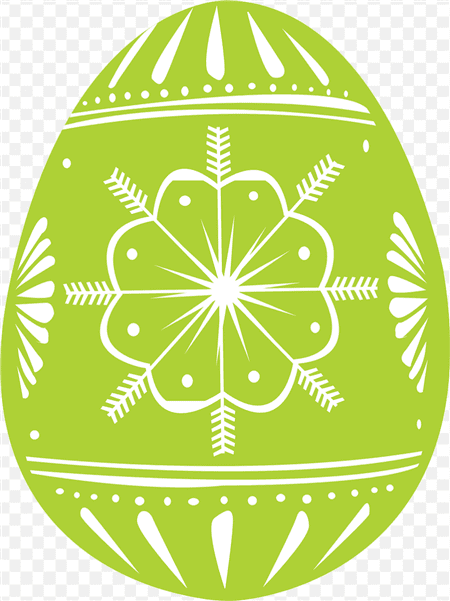 Hình ảnh mẫu vẽ phác họa quả trứng có màu xanh lá cây độc đáo