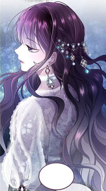 Hình nền anime nữ với mái tóc màu tím và trang phục đẹp như tiên