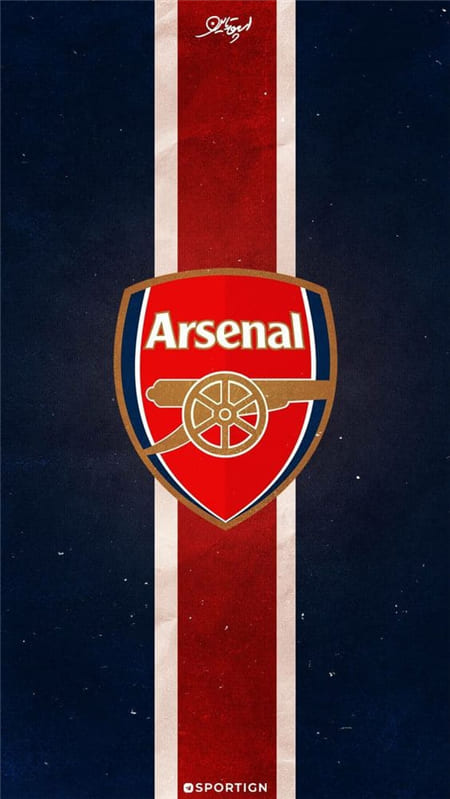 Hình ảnh biểu tượng Arsenal Logo làm hình nền điện thoại