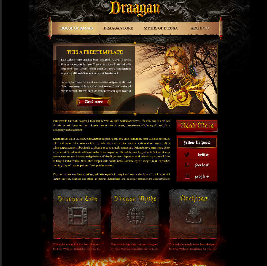 Mẫu thiết kế website siêu tầm về lĩnh vực huyền bí, cổ kính