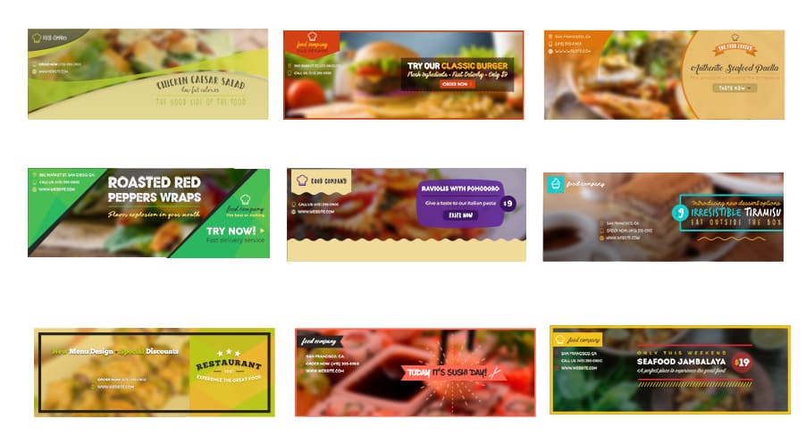 Tổng hợp mẫu thiết kế siêu tầm về quảng cáo hàng ăn trên facebook