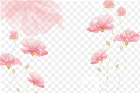 Background trang trí hoa đơn màu hồng đẹp