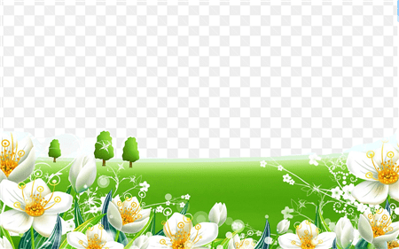 Background vườn hoa và bải cỏ HD
