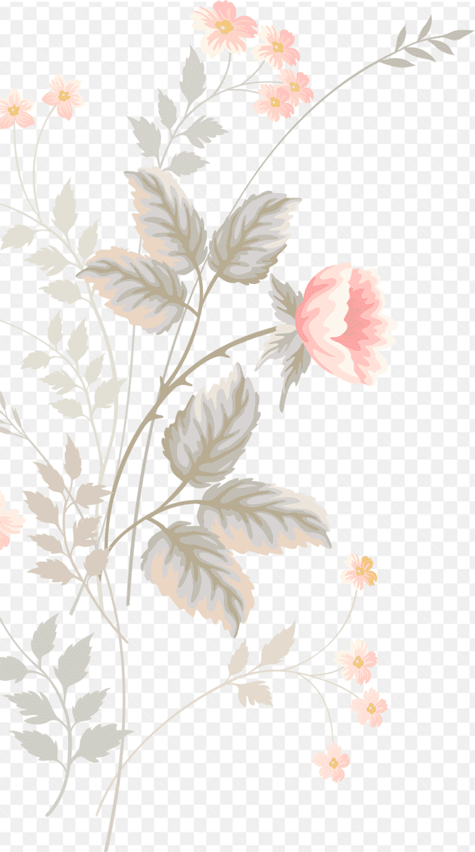 Hình ảnh vẽ nghệ thuật về hoa lá đẹp