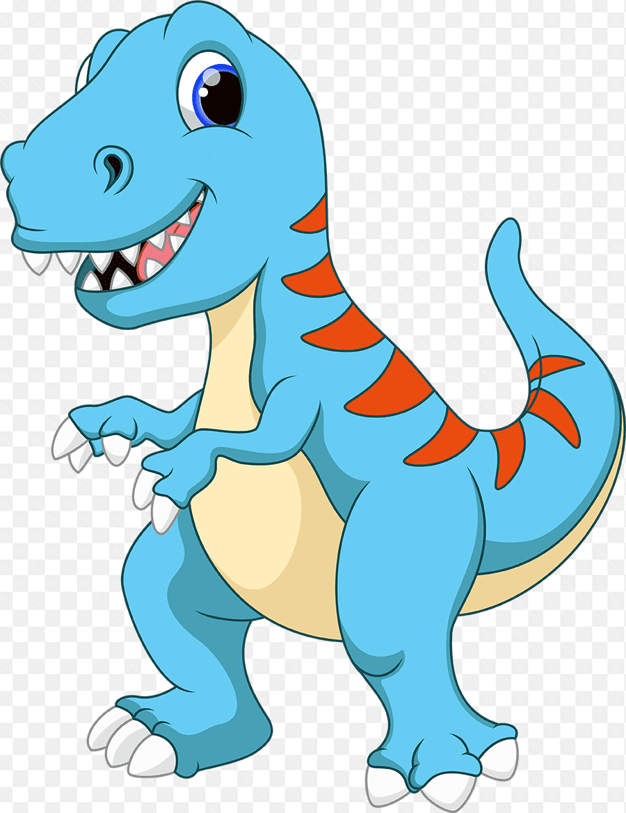Hình ảnh chú khủng long con với màu xanh ngọc đặc biệt