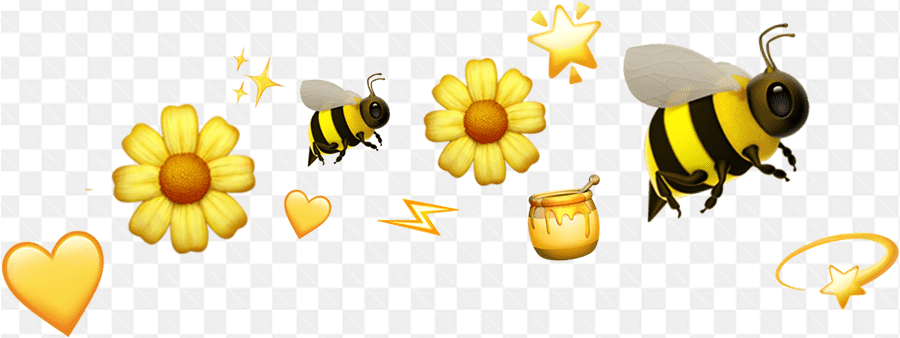 Hiệu ứng ảnh những chú ong đang đi kiếm mật hoa
