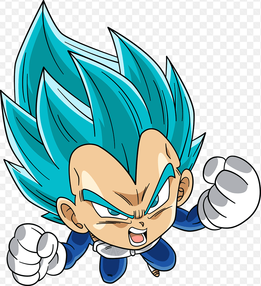 Hình ảnh avatar anime với mái tóc dựng đứng và nắm đấm thể hiện cho sức mạnh