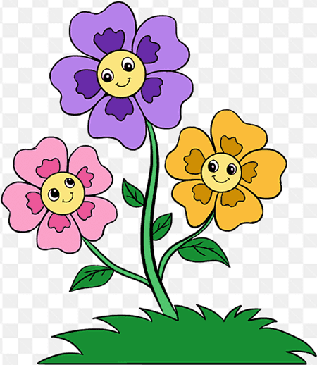 Hình ảnh cây hoa có những bông hoa hình mặt người đẹp