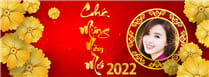 Tạo ảnh bìa facebook với hoa vàng mang lại may mắn chúc tết 2022