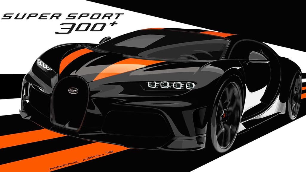 Siêu xe Bugatti Chiron Super Sport 300+ (3.9 triệu USD)