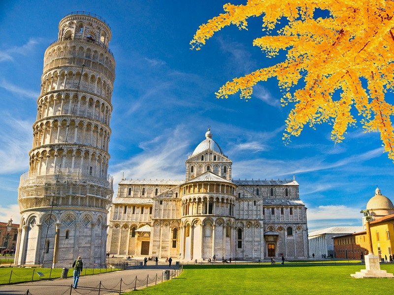 Kỳ quan thế giới tháp nghiêng PISA, ITALIA