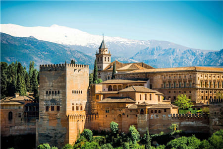 Kỳ quan thế giới lâu đài ALHAMBRA, Tây Ban Nha