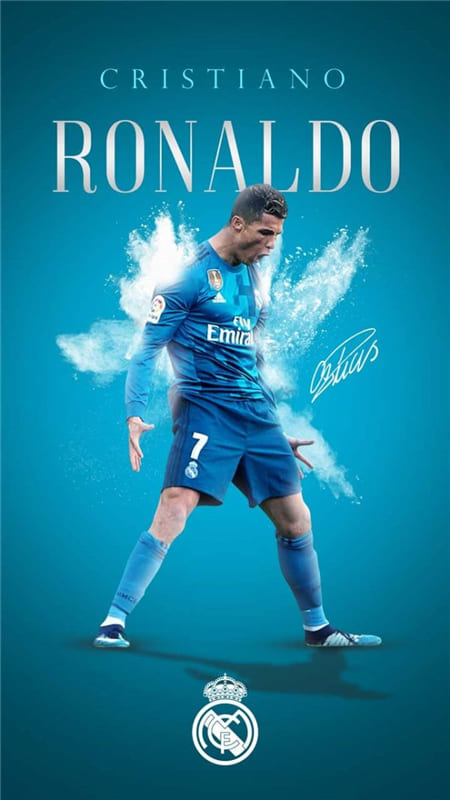 Hình ảnh đẹp về cầu thủ bóng đá Cristiano Ronaldo làm hình nền điện thoại