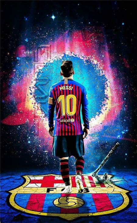 Hình ảnh số 10 vĩ đại và Lionel Messi làm hình nền điện thoại