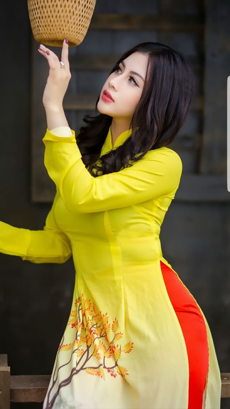 Tổng hợp những cô gái mặc áo dài đẹp nhất Việt Nam 3