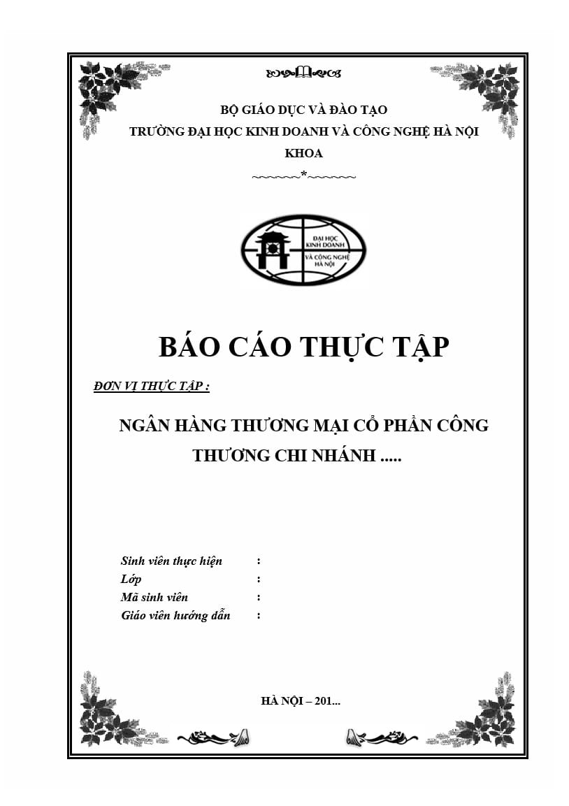 [17]mẫu bìa word báo cáo, luận văn, tiểu luận, luận án, đề tài